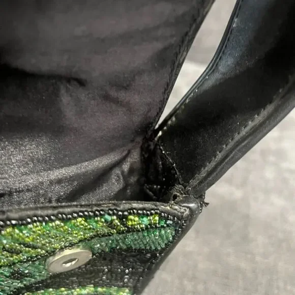 Staud Beaded Tommy Bag Green Palm - Picture 13 of 14